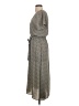 Sienna Sky 100% Polyester Chevron-herringbone Gray Casual Dress Size S - photo 5