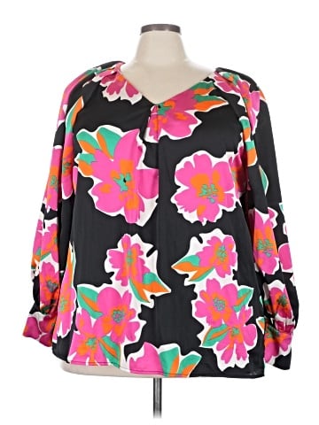 Entro 3/4 Sleeve Blouse (view 1)