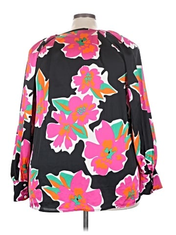 Entro 3/4 Sleeve Blouse (view 2)