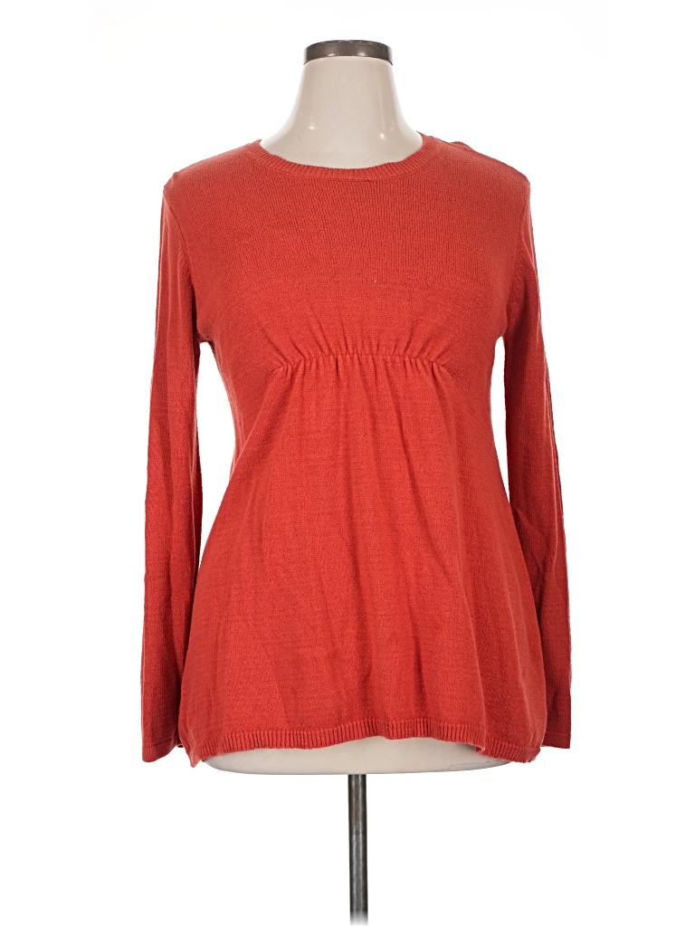 Pre-owned Daisy Fuentes Pullover Sweater In Red