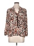 Ann Taylor Factory Animal Print Brown 3/4 Sleeve Blouse Size M - photo 1