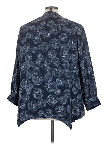 Melissa McCarthy Seven7 3/4 Sleeve Henley (view 2)