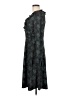 Express 100% Polyester Paisley Teal Cocktail Dress Size 9 - 10 - photo 5