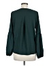 Beacon 100% Polyester Green Long Sleeve Blouse Size M - photo 2