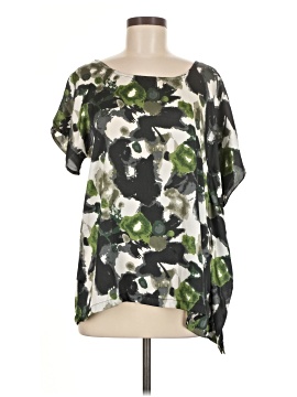 Criss Cross Short Sleeve Blouse