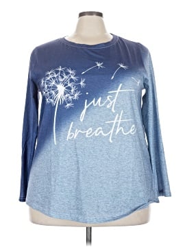 Shein Curve 3/4 Sleeve Top
