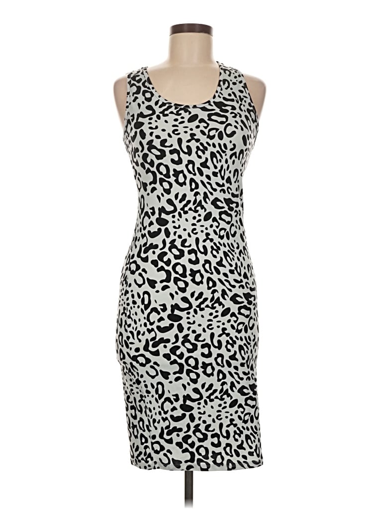Pre-owned Assorted Brands Cocktail Dress In Silver