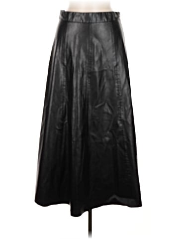Zara Faux Leather Skirt (view 1)