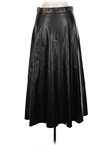 Zara Faux Leather Skirt (view 2)