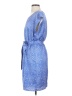 The Limited 100% Polyester Paisley Blue Casual Dress Size S - photo 5