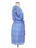 The Limited 100% Polyester Paisley Blue Casual Dress Size S - photo 4