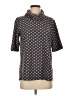 April Cornell Gray Short Sleeve Turtleneck Size S - photo 1