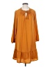 Old Navy 100% Polyester Solid Orange Casual Dress Size S - photo 1