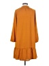Old Navy 100% Polyester Solid Orange Casual Dress Size S - photo 2