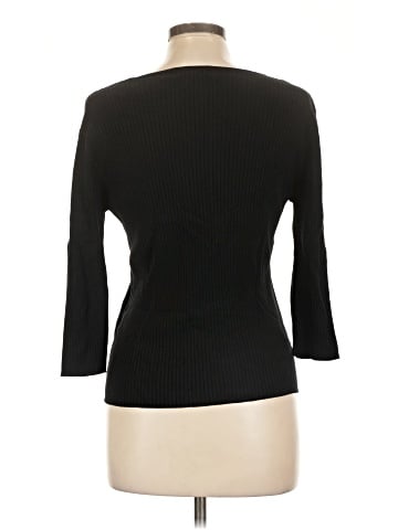 August Silk Pullover Sweater (view 2)