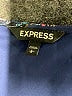 Express 100% Polyester Floral Blue Casual Dress Size L - photo 6