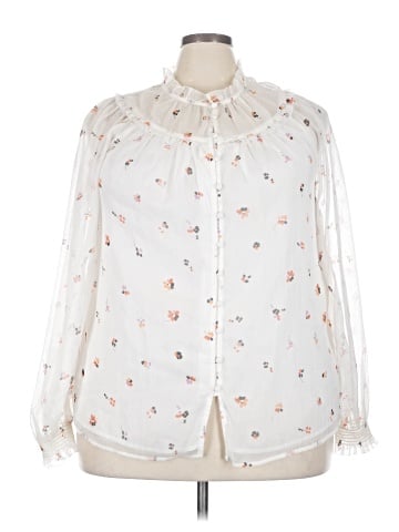 Ann Taylor Long Sleeve Blouse (view 1)