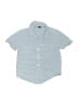 Baby Gap 100% Cotton Stripes Blue Short Sleeve Button-Down Shirt Size 4 - photo 1