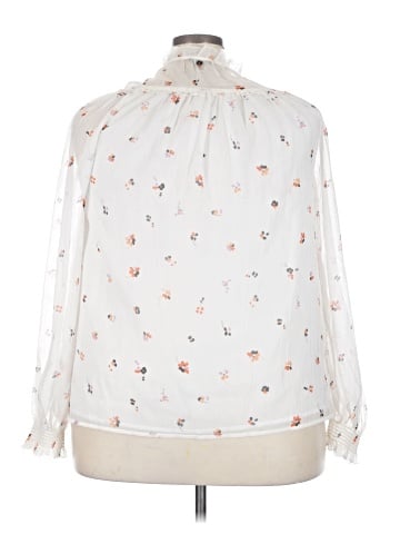 Ann Taylor Long Sleeve Blouse (view 2)