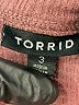 Torrid Burgundy Long Sleeve Blouse Size 3X Plus (3) - photo 7