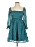 Thirty/Thirty 100% Polyester Teal Cocktail Dress Size S - photo 1