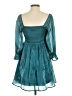 Thirty/Thirty 100% Polyester Teal Cocktail Dress Size S - photo 2