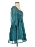 Thirty/Thirty 100% Polyester Teal Cocktail Dress Size S - photo 4