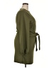 Unbranded Solid Green Casual Dress Size 2X - photo 4