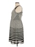 Esley 100% Polyester Stripes Gray Casual Dress Size M - photo 5
