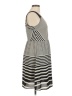 Esley 100% Polyester Stripes Gray Casual Dress Size M - photo 4