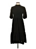 Zara Solid Black Casual Dress Size S - photo 1