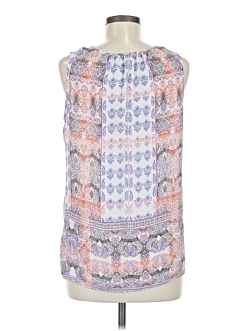 Rose + Olive Sleeveless Blouse (view 2)