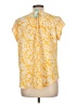 Fun2Fun Yellow Short Sleeve Blouse Size L - photo 2
