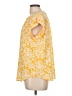 Fun2Fun Yellow Short Sleeve Blouse Size L - photo 5