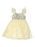 Popatu 100% Polyester Gold Dress Size 6 - photo 1