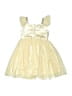 Popatu 100% Polyester Gold Dress Size 6 - photo 2