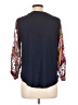 Blue Rain Blue 3/4 Sleeve Blouse Size L - photo 2