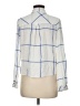 Thread & Supply 100% Rayon Plaid Ivory Long Sleeve Button-Down Shirt Size M - photo 2