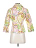 Max Mara Paisley White Pink Blazer Size 2 - photo 2