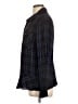 CAbi 100% Rayon Plaid Black Long Sleeve Button-Down Shirt Size L - photo 5