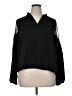 MELLODAY Black Long Sleeve Blouse Size XL - photo 1