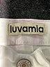 Luvamia Solid Ivory Khaki Shorts Size L - photo 3