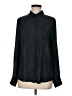 David Lerner 100% Polyester Animal Print Black Long Sleeve Blouse Size M - photo 1