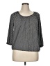 MICHAEL Michael Kors 100% Viscose Gray 3/4 Sleeve Top Size XL - photo 1