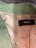 Theory 100% Linen Solid Green Blazer Size S - photo 6
