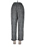 Unbranded 100% Polyester Stripes Silver Casual Pants Size L - photo 2