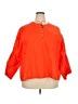 Harshman 100% Cotton Orange 3/4 Sleeve Blouse Size 3X - photo 1
