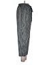 Unbranded 100% Polyester Stripes Silver Casual Pants Size L - photo 4