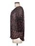 Fun2Fun 100% Polyester Black 3/4 Sleeve Blouse Size M (estimated) - photo 5