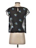 Hollister 100% Polyester Black Short Sleeve Blouse Size S - photo 2